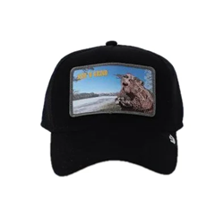 BASEBALL CAP MORNING WOOD DARK BLACK DENIM CASTORO